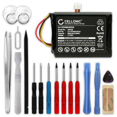Batterie pour TomTom ONE XL ONE XL Europe ONE XL Regional XL 325 EDINBURGH 800mAh + kit d'outils 17pcs de subtel