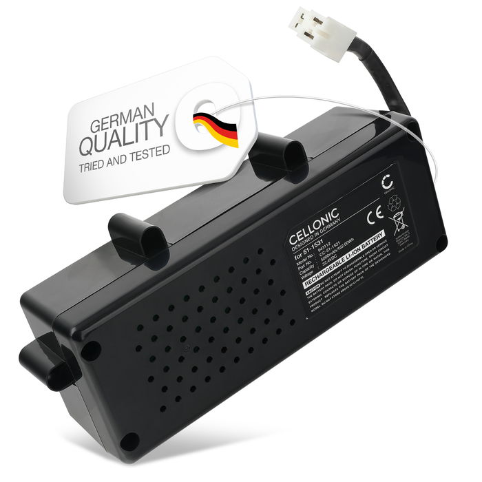 Battery for Bosch Indego 800, Indego 1000, Indego 1200 Connect, Indego 1100 Connect, Indego 1300, Indego 13C 32.4V  Li Ion 5000mAh from CELLONIC