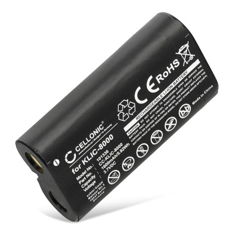 Battery for Kodak Easyshare Z8612 IS, Z1012 IS, Z1015 IS, Z1085 IS, Z1485 IS, Kodak Zx1 1600mAh from CELLONIC