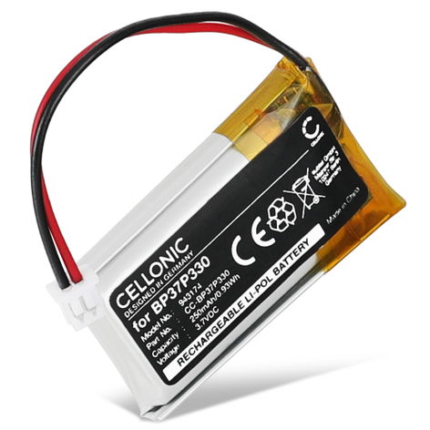 Accu voor Dogtra 280C; 282C; 202C 280C, 202C, 282C (250mAh, 3.7V) van CELLONIC
