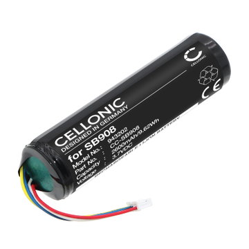 Accu voor Shure MXW2X SB908 (2600mAh, 3.7V) van CELLONIC