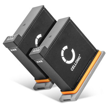 2x Batterie pour DJI Osmo Action Cam (CP.OS.00000020.01) DJI AB1, DJI P01, DJI PT1 AB1, P01, PT1 (1220mAh, 3.85V) de CELLONIC