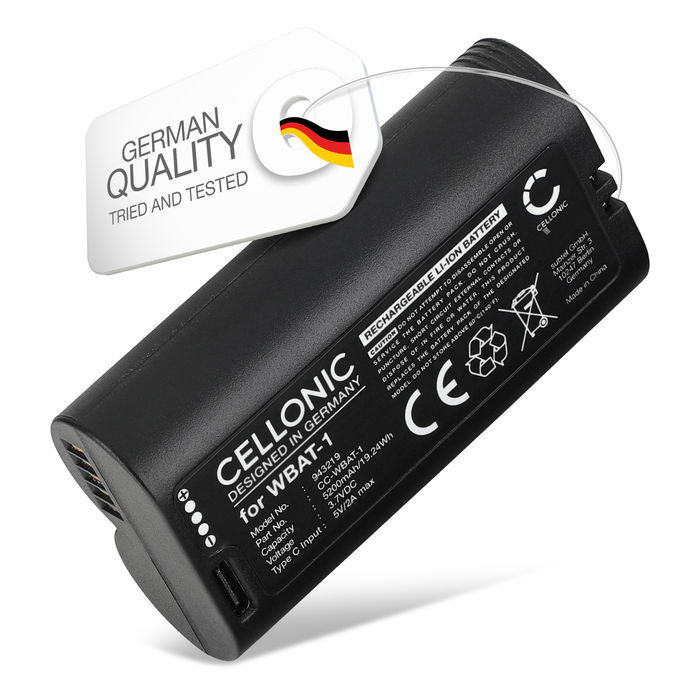 Battery for Wyze Battery Cam Pro 5200mAh from CELLONIC