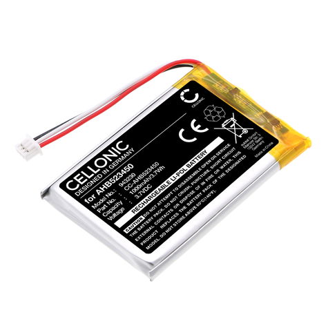 Battery for LeapFrog LF1726-2FHD; LF1726FHD AHB965778 (6000mAh, 3.7V) from CELLONIC