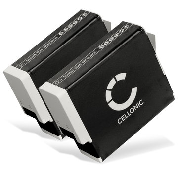 2x Batterie pour GoPro Hero 12 11 10 9, AHDBT-901 AHDBT-901C (1730mAh, 3.85V) de CELLONIC