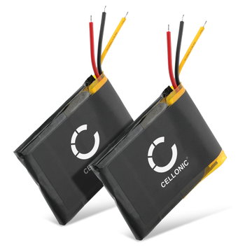 2x Batterie pour GoPro Wi-Fi Remote, ARMTE-001 YD362937P LiPo Model RC 2 (350mAh, 3.7V) de CELLONIC