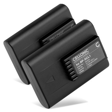 2x Batterie pour Leica M8, M9-P, M9-M BP-SCL1 (1700mAh, 3.7V) de CELLONIC