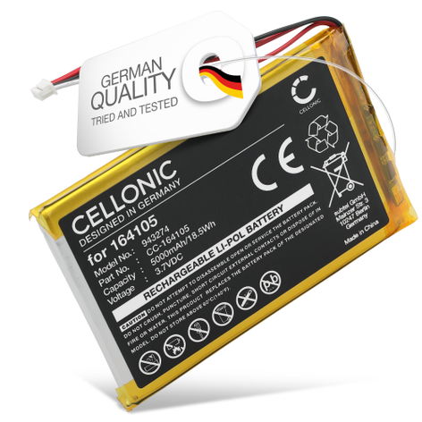 Battery for LeapFrog LF915HD; LF920HD; LF930HD; VTech VM901 (5000mAh, 3.7V) from CELLONIC