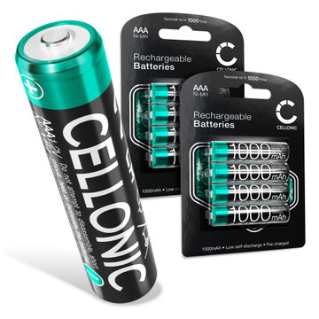 8x AAA Batterie pour Siemens Gigaset A400, A415, AS405, A510, AS690, C430, C530HX, CL660HX, E560, E290A 1000mAh de CELLONIC
