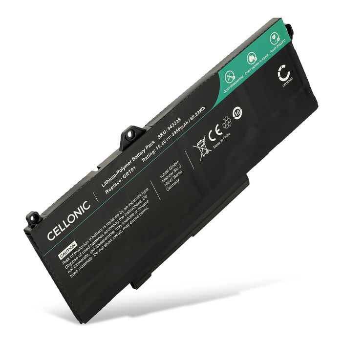 Dell Precision 3561 Batterie 15.4V 3950mAh de Cellonic
