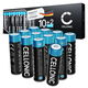 12 st. AA Standaardbatterijen 2900mAh