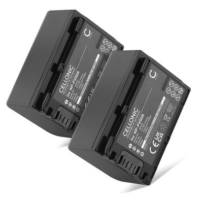 2x Batterie pour Sony AX33 AX100 CX625 CX250 CX260 CX270 AXP33 PJ620 PJ810 PJ200 NP-FV70A NP-FV50A NP-FV30 NP-FV90 NP-FV100A (1030mAh, 7.4V) de CELLONIC