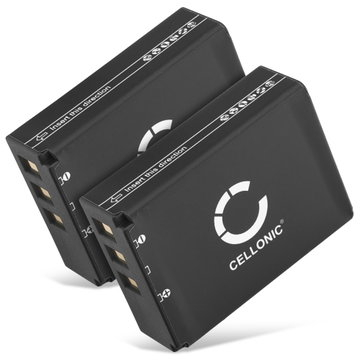2x Batterie pour Fuji FinePix SL300, S1, SL1000, SL280, SL240, SL260, SL245, SL305, F305 NP-85 (1500mAh, 3.7V) de CELLONIC