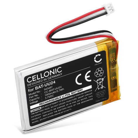 Battery for HelloBaby HB24; HB32; HB6339; SM24; SM25; UU24 BAT-UU24 (1000mAh, 3.7V) from CELLONIC