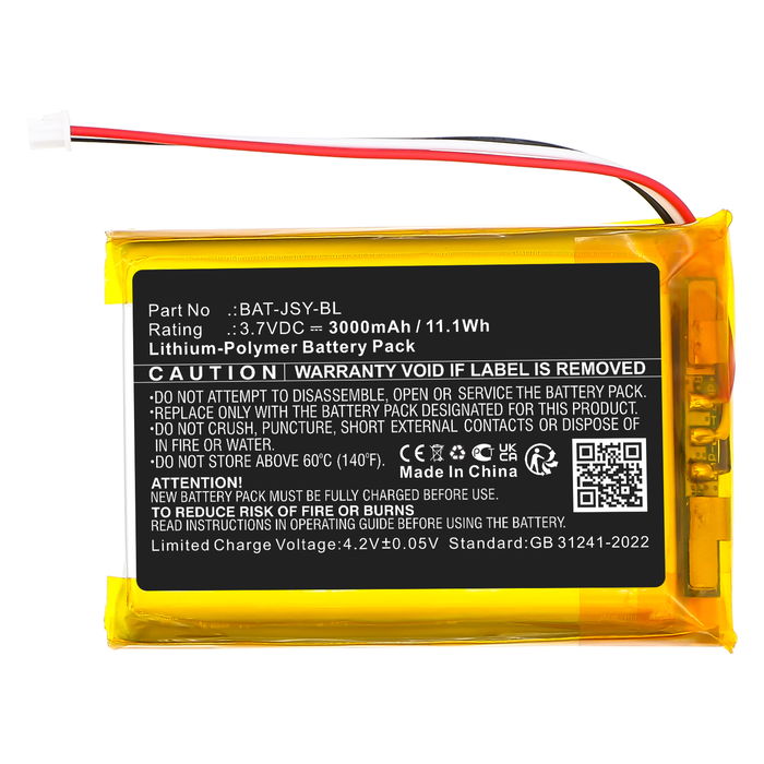 Eufy SpaceView Baby Monitor E110 Batterij 3000mAh van Cellonic