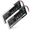 2x Batterie 500mAh