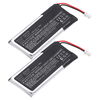 2xBatterij 500mAh