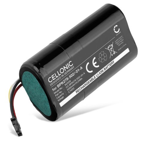 Batterie pour Verifone Carbon Mobile 5 BPK278-502 (5200mAh, 3.7V) de CELLONIC