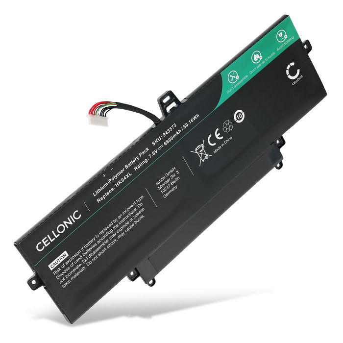 Batterij voor HP EliteBook x360 1040 G8, x360 1040 G7, x360 1030 G7 HP HK04XL, HK04054XL-PL, HK04078XL-PL HK04XL (6600mAh, 7.6V) van CELLONIC
