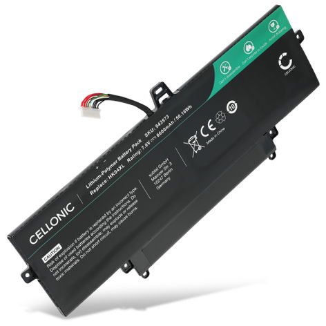 Battery for HP EliteBook x360 1040 G8, x360 1040 G7, x360 1030 G7 HP HK04XL, HK04054XL-PL, HK04078XL-PL HK04XL (6600mAh, 7.6V) from CELLONIC