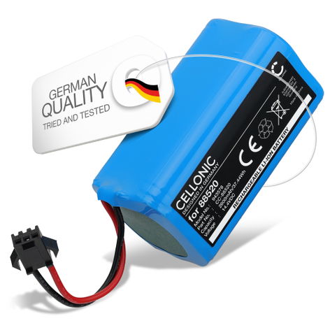 Battery for Cecotec Conga 7490 Ultimate Home X-Treme, 7490 Ultimate Home Genesis, 7490 Ultimate Genesis, 7490 Ultimate X-Treme 88520 (2600mAh, 14.4V) from CELLONIC