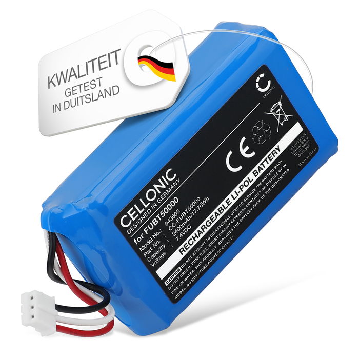 Batterij voor Abus FUAA50000, FUAA50010, FUAA50100 FUAA50000, FUAA50010 (2400mAh, 3.0V) van CELLONIC