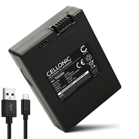 Battery for Eufy S330; eufyCam 3, S330, E330, 3C T8520S (8800mAh, 3.7V) + USB Cable from CELLONIC