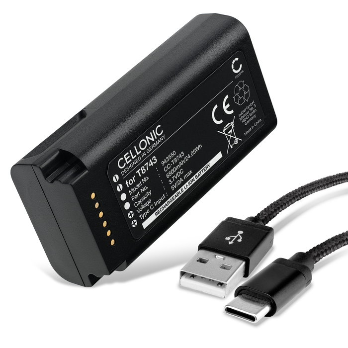 Eufy Video Doorbell E340 Batterij 6500mAh van Cellonic