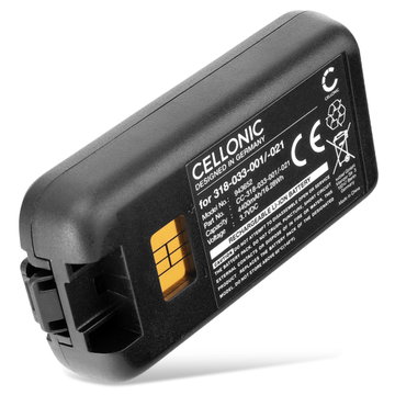 Accu voor Honeywell CK3X, CK3, CK3R, CK3A, CK3B, CK3C, CK3N, CK3N1, CK3C1 318-033-001 (4400mAh, 3.7V) van CELLONIC