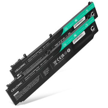 2x Batterie pour Lenovo ThinkPad T460s, T470s, Lenovo 00HW022, 00HW023, SB10F46461 11.4V 2000mAh de CELLONIC