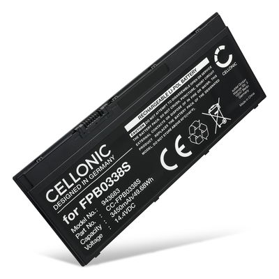 Batterie pour Fujitsu LifeBook E5510, U749, E5411, T937, Lifebook U7410, E559, U7510, U748, E558, U758, T939, E548, U747, Fujitsu FPB0338S, CP721834-01, CP734928-01 14.4V 3450mAh de CELLONIC