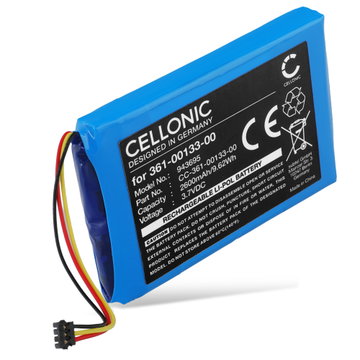 1x Batterie Garmin zumo XT, Tread 5.5, 361-00133-00 (2600mAh, 3.7V) de CELLONIC