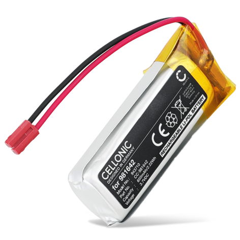Battery for Somfy Nina Timer io; 5121348B, Somfy Nina IO 1805251 Touch Display-Steuerung (600mAh, 3.7V) from CELLONIC