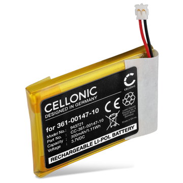 Batterie Garmin Fenix 7X, Tactix 7 361-00147-10 (300mAh, 3.7V) de CELLONIC