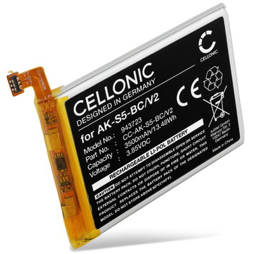 Batterij voor Emporia Smart 5, EMS5, SMART.5 3500mAh telefoon van CELLONIC