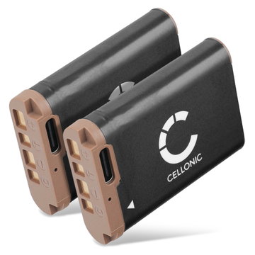 2x Batterij voor Sony Cyber-shot DSC-RX100, DSC-RX100M3 (RX100 III), NP-BX1 Accu (1120mAh, 3.6V) van CELLONIC