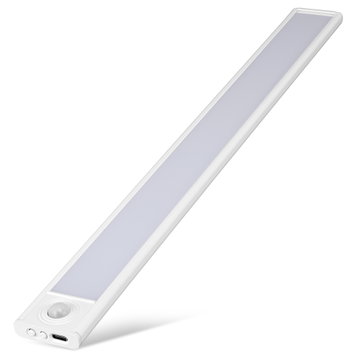 40cm Oplaadbare LED-lichtbalk | Bewegingssensor | 3 Kleurtemperaturen (3000K/4000K/6000K) | Draadloos Magnetisch Kastlicht van CELLONIC