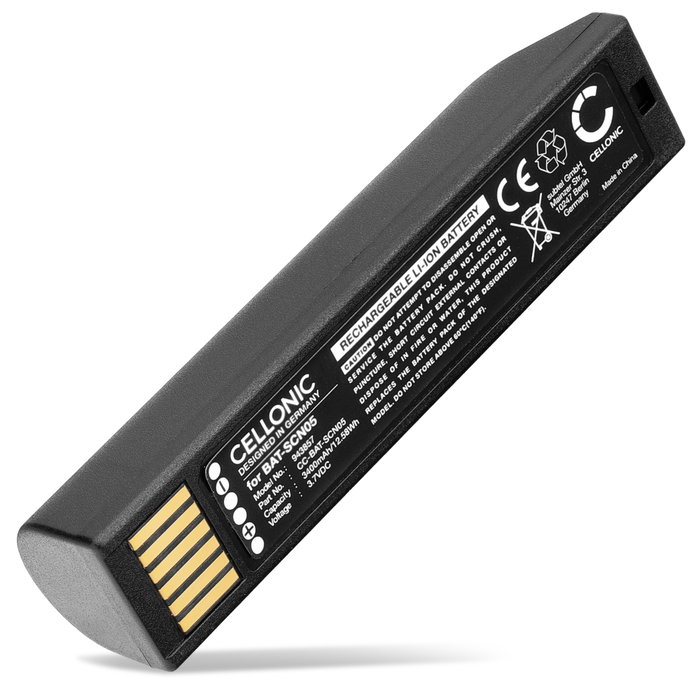 Batterie pour Honeywell Granit XP 1990iSR, Xenon 1902GHD 3400mAh 3.7V de CELLONIC
