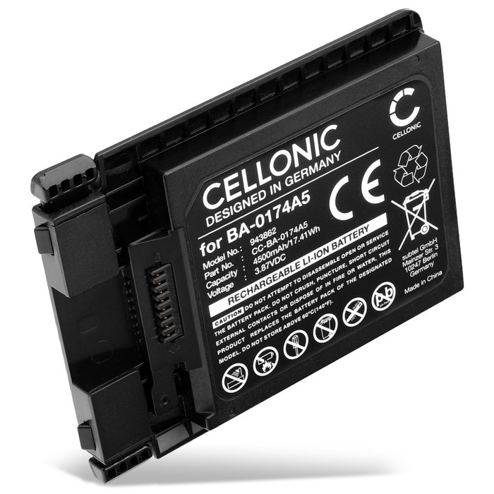 Accu voor Cipherlab RS38 BA-0174A5 (4500mAh, 3.87V) van CELLONIC