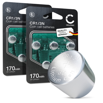 10x CELLONIC CR1/3N Knoopbatterij batterij (3V, 170mAh)