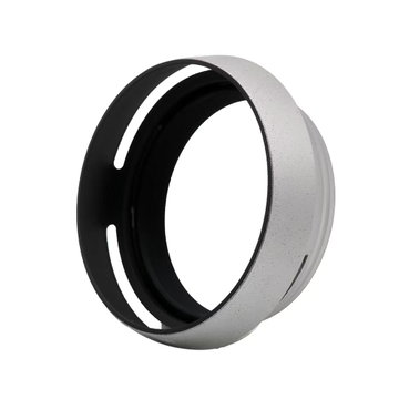LA-49X100 Camera Ø 49mm Lens Hood for FujiFilm X100VI, X100V, X100T, X100F, X100s - Metal Screw-in Cylindrical / Round Lens Shade from CELLONIC