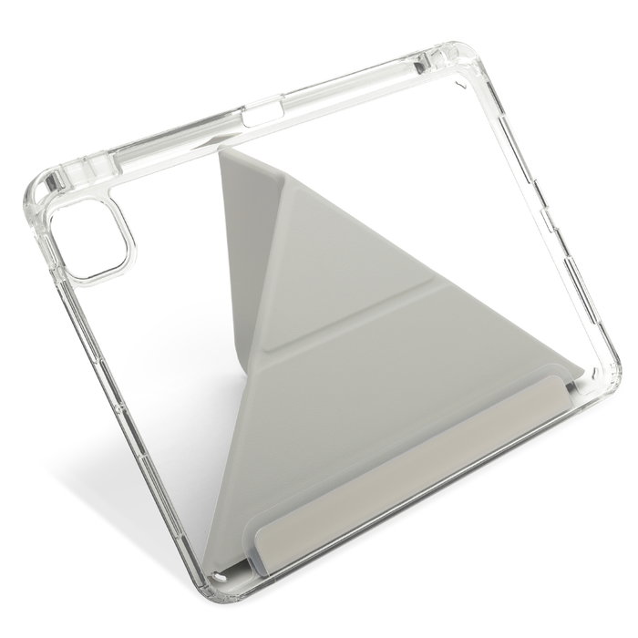 CELLONIC Coque iPad Trifold avec Porte-Stylet, pour iPad Pro 11 (25/24), Gris