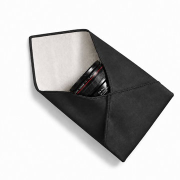 Camera Wikkeldoek, Zwart, 30 x 30 cm (S) van CELLONIC
