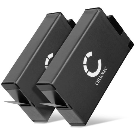 2x Accu voor GoPro MAX 2, AMBAT-001 (1850mAh, 4.48V) van CELLONIC