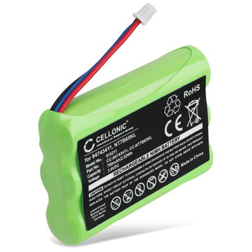Batterie Polycom DECT 4020, 4040, 3040, 4080, KIRK 5020, 5040, 4020, 4040 Spectralink 7202, 7212 84743411 (700mAh, 3.6V) de CELLONIC
