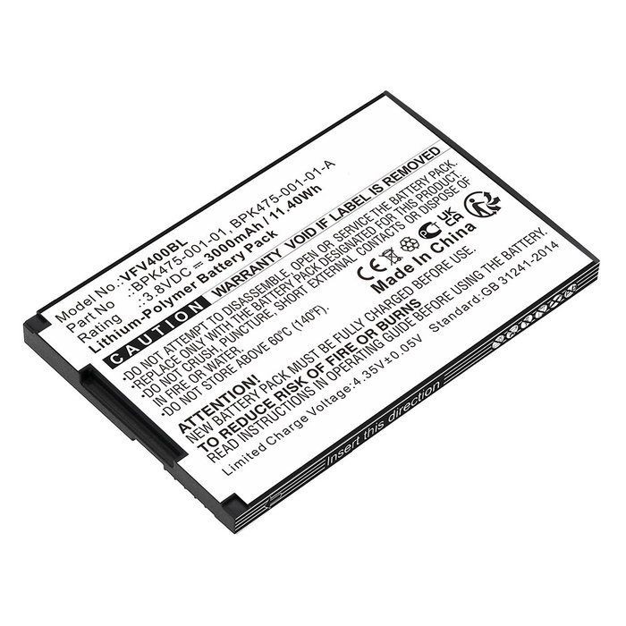 Batterie Verifone V400m Plus 4G Adyen V400m BPK475-001-01 (3000mAh, 3.8V) de CELLONIC